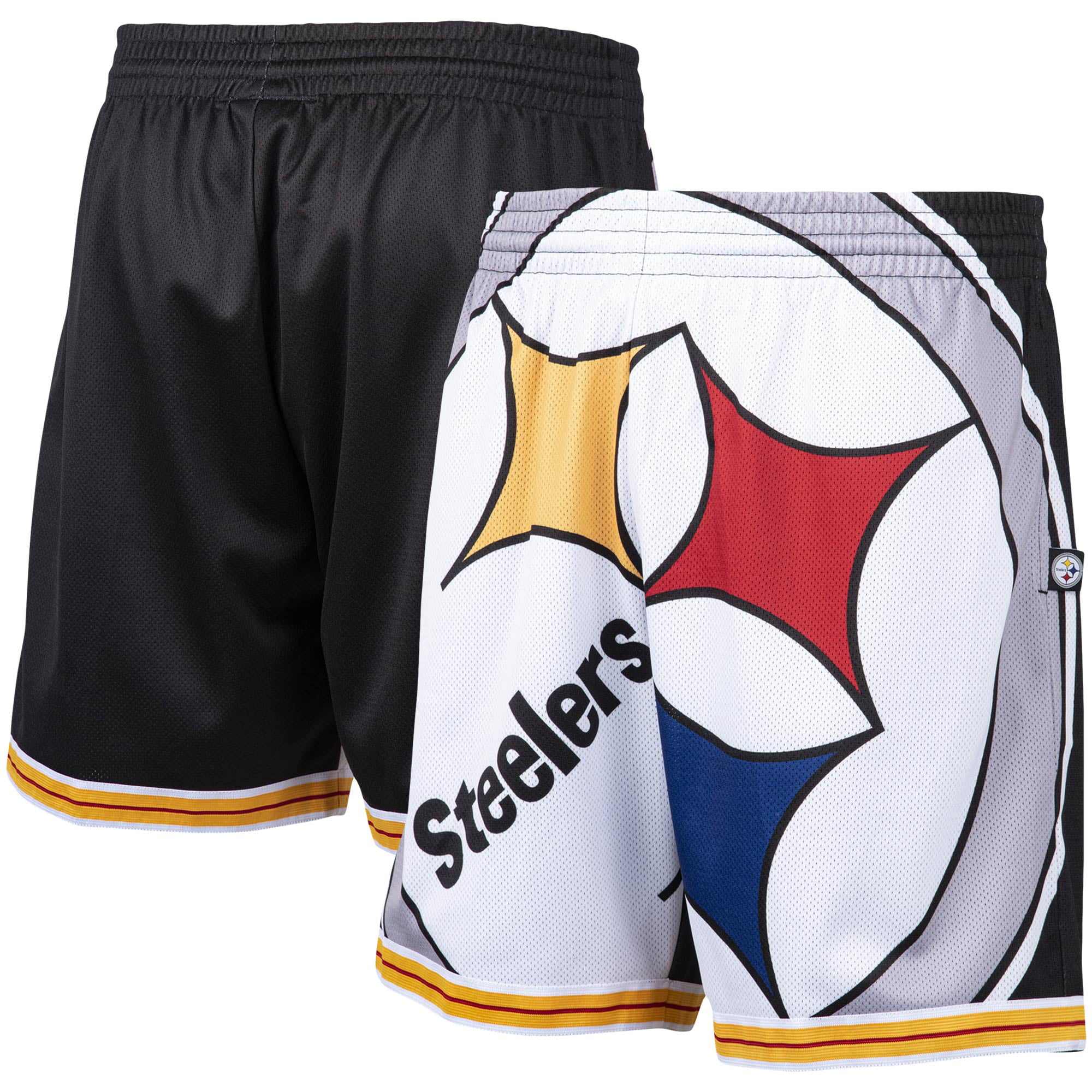 Pittsburgh Steelers Mitchell & Ness Historic Logo Big Face Shorts 
