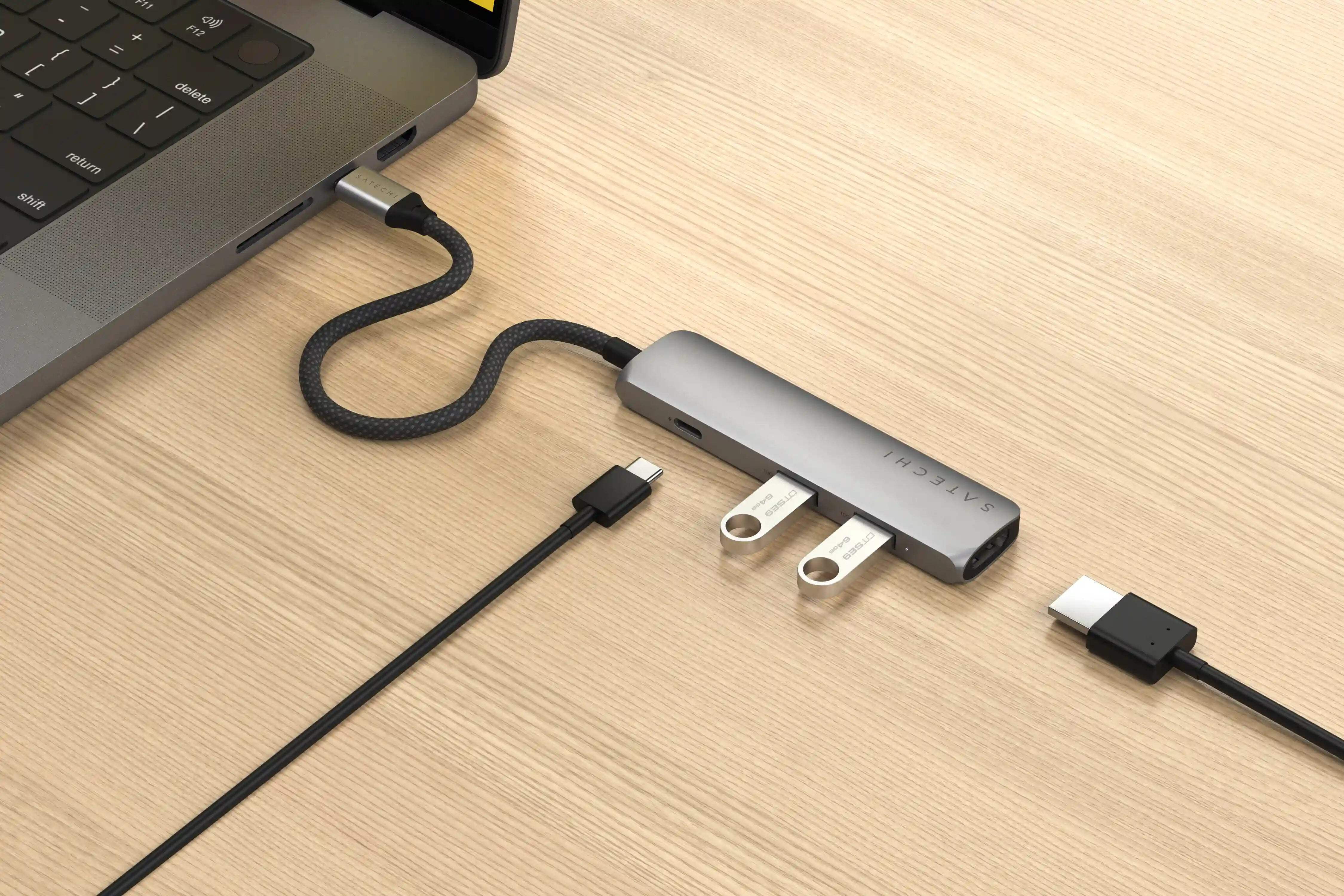 4-in-1 USB-C Slim Multiport Adapter 4K