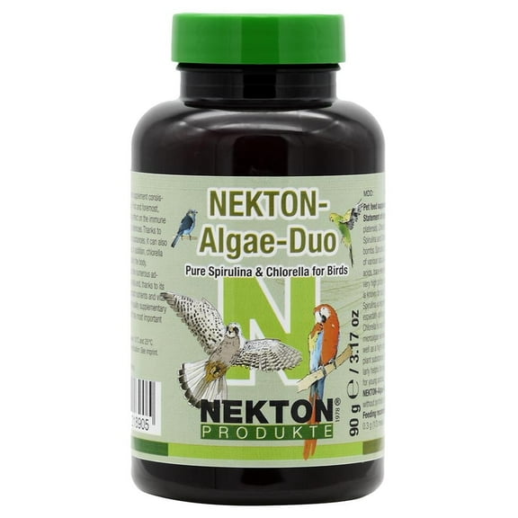 NEKTON-Algae-Duo Pure Spirulina & Chlorella for Birds 3.17oz (90g)