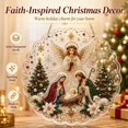 thumbnail image 2 of Christmas Pearl Diamond Painting Suncatcher Kit, 12 Inch DIY Acrylic Hanging Ornament Craft with Pearls, Rhinestones and Metal Chain for Window, Wall, Tree Holiday Decoration, Christmas Gift, 1 Set, 2 of 6