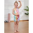 thumbnail image 6 of Gymnastics Leotards for Toddler Girls Gym Suits Dance Leotard Sparkly Rainbow Unicorn Butterfly Diamond Biketard, 6 of 6