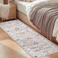 thumbnail image 5 of PureCozy Washable 2'x6' Hallway Runner Rugs for Kitchen Laundry Room Living Room Bedroom non-slip, Pink, 5 of 9