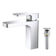 thumbnail image 2 of Kibi USA Blaze Single Handle Bathroom Sink Faucet Brushed Nickel Brushed, 2 of 5