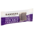 Sanders Fine Chocolatiers Sea Salt Caramels Dark Chocolate, 1.5 oz, 3