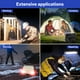 thumbnail image 2 of Luz de Trabajo LED Recargable 12000 mAh, 10000 lm con Base Magnética, 4 Modos y Soporte Ajustable, Lámpara Portátil para Mecánicos, Camping, Pesca y Reparación de Automóviles, 2 of 8