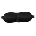 thumbnail image 3 of Sleep Eye Mask Sleeping Eye Blindfold Black Travel Sleep Aid Rest, 3 of 5