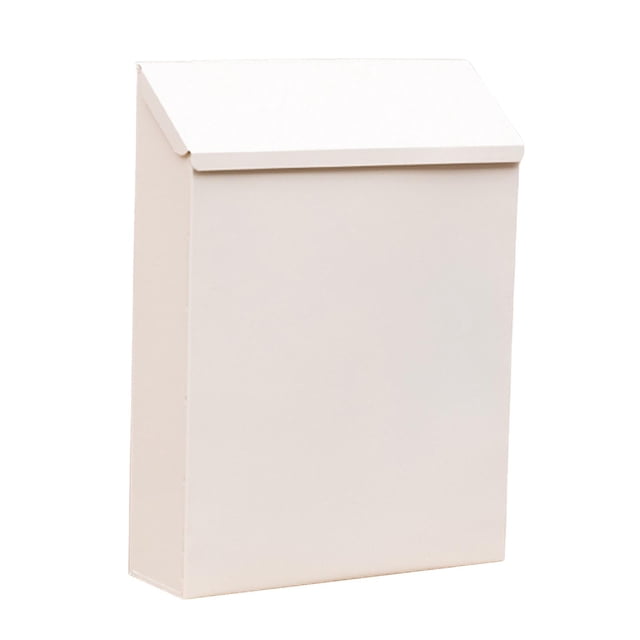 Buzón de correo montado en la pared, buzón de correo de metal resistente y práctico, buzón de correo de hierro para porche, puerta de oficina