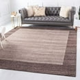 thumbnail image 2 of Unique Loom Tapis Carré de Transition Contemporain de la Collection Del Mar, 8', Brun Clair/beige, 2 of 10