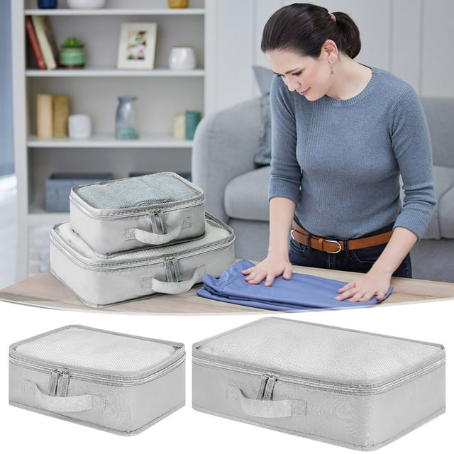 Xihbxyly Bolsa para Guardar Ropa, Portátil, de Tela Oxford Impermeable, Malla Transpirable, Ideal para Viajes de Negocios y de Negocios, Tallas S/M, Solución Multifuncional.