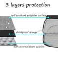 thumbnail image 2 of MOSISO for Macbook Air/Pro 13.3" Laptop Sleeve Briefcase Handbag Water Resistant Polyester Carrying Pouch Zipper Notebook Computer Bag, Black, 2 of 7