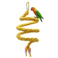 thumbnail image 2 of Bird Spiral Cotton Rope Climbing Standing Toy Bird Cage Accessories For Large Medium Small Parrots, 2 of 9