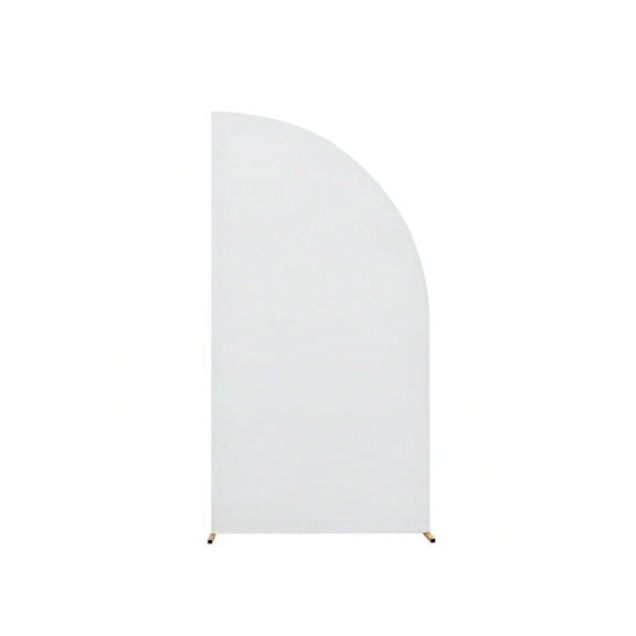 EastVita 1PC Half Moon Arch Cover Wedding Arch Stand Cover Double Sided Backdrop Covers for Birthday Party Baby Shower Graduation Decorations