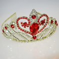 thumbnail image 4 of Corona nupcial de diamantes de imitación de cristal de lujo para mujer, tocados de princesa, Tiara para niñas, accesorio con peine, 4 of 5