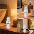 thumbnail image 6 of Gradient Resin Ghost Figurine Assorted Styles Freestanding Desktop Ornament With Bow Witch Hat Snack Detail For Halloween Shelf Office Indoor Seasonal Home Decor.A, 6 of 8