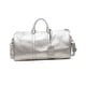 thumbnail image 4 of Bolsa de gimnasio deportiva, bolso de mano de piel sintética, correa de hombro ajustable, bolso de mano para adultos Plata, 4 of 9