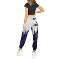 thumbnail image 5 of Youmylove Women Pants Trousers Pocket Trouser Sweatpants Printed Comfy High Waist Workout Lounge Casual Joggers Pants Trend Stylish Comfy Lounge Clothes, 5 of 6