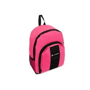 Everest 17" Backpack with Front & Side Pockets, HOT PINK/BLACK All Ages, Unisex - BP2072-HPK/BK