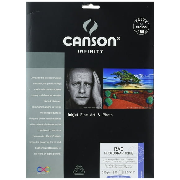Papel artístico Canson Infinity Rag Photographique 310 g 25 Sh