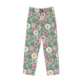 thumbnail image 2 of Fotbe Rose Flowers Men's Pajama Pants,Sleepwear Pants,Pj Bottoms Drawstring And Pockets-Small, 2 of 7