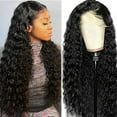thumbnail image 7 of Yoofe Wigs Human Hair,Wigs European and Women's Front Lace Wig African Small Curly Tube Long Curly Wig Wave Wigs for Women Natural Color 1Pc,28 Inches, 7 of 7
