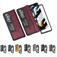 thumbnail image 1 of For Samsung Galaxy Z Fold4 5G Phone Case，Shockproof Luxury Rugged Magnetic Hinge Protect Full Coverage Case，Stand Kickstand Case Cover, 1 of 5