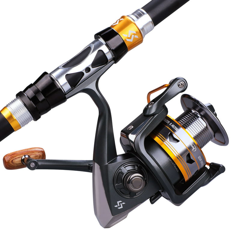 SALE] Sougayilang Spinning Fishing Reels Collapsible Powerful Metal Body  Smooth 11BB for Inshore Boat Rock Freshwater Saltwater Fishing 