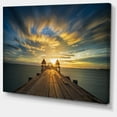 thumbnail image 2 of Wooden Bridge under Dramatic Sky, 2 of 3