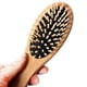 thumbnail image 2 of GOOHOCHY Cepillo de madera de bambú para el pelo, masajeador de spa, peine antiestático, goma negra, 2 of 6