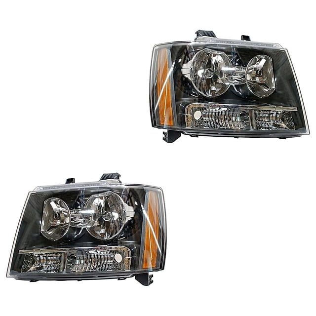 Par de Faros Tahoe 2007 A 2014 Chevrolet TYC .