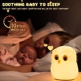 thumbnail image 4 of Night Light for Kids, 7 Color RGB Changing Owls Kids Night Light, Cute Silicone Owls Nightlight for Baby and Toddler Gifts, Kawaii Bedside Lamp for Sleep Aid, Breastfeeding, 4 of 7