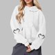 thumbnail image 1 of Heisall Womens Hoodies Halloween Print Hooded Longline Sweatshirts Long Sleeve Pocket 2025 New Arrival Autumn Winter, 1 of 3