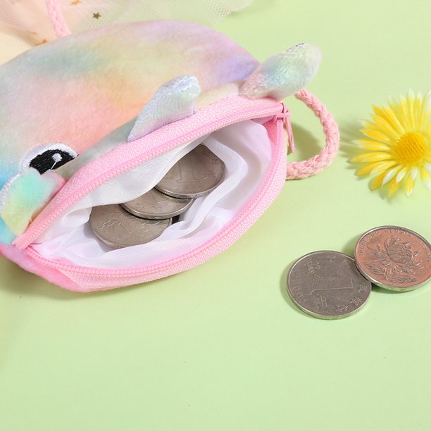 Bolsa Monedero de animales para niños, de mensajero de dibujos animados de felpa a la moda, minibonito para el pecho Tmvgtek Para Estrenar