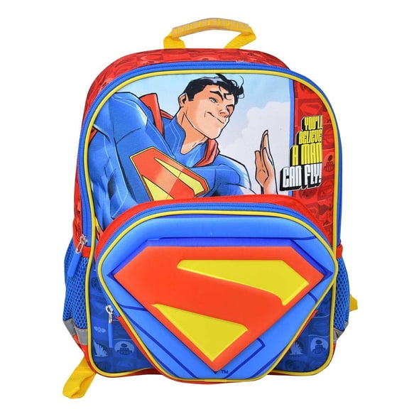 Superman 14" Molded Front Backpack