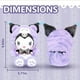 thumbnail image 2 of Cute Kuromi Plush Toy 10 inch Animal Soft Stuffed My Melody Doll Kawaii Anime Cartoon for Kids Fans Purple, 2 of 4