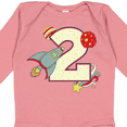 thumbnail image 4 of Inktastic 2nd Birthday Outer space Theme Boys or Girls Long Sleeve Baby Bodysuit, 4 of 5