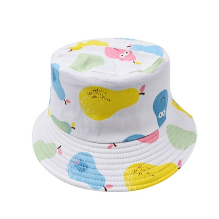 

Edvintorg Toddler Kids Summer Fisherman S Hat Fruit Pattern Outdoor Children Uv-Proof Sun Beach Cap