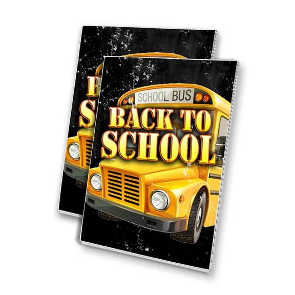 Back to School (24" X 36") 4mm Corrugated Plastic Panel, Graphics Applied To 1 Side (Pk of 2)