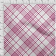 thumbnail image 4 of oneOone Cotton Flex Magenta Fabric Tartan Sewing Fabric By The Yard Printed Diy Clothing Sewing Supplies 40 Inch Wide, 4 of 4