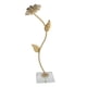 thumbnail image 4 of Adorno de mesa de flores, estatua decorativa atractiva de flor de Metal de vidrio de hierro de 16x6x6cm para mesa de comedor y baño, 4 of 5