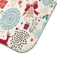 thumbnail image 5 of Multicolor Christmas Deer Pattern Dish Drying Mat for Kitchen 1 Pack, Ultra Absorbent Microfiber Dishes Drainer Mats,16x18in(41x46cm), 5 of 6