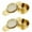 Gold, variant on 2 Pcs Tea Strainers with Drip Bowl Stainless Steel Loose Leaf Tea Filter with Flower Handle Reusable Fine Mesh Tea Interval Diffuser for Loose Leaf Coffee Herbal Spice(Silver)