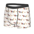 thumbnail image 5 of Goofa Dachshund Dog Puppy Printed Men's Boxer Briefs Underwear, Moisture-Wicking Underwear, Trunk,Soft and Breathable Cotton Underwear-Large, 5 of 9