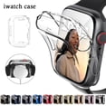 thumbnail image 2 of Protector de pantalla para funda de Apple Watch, 45mm, 41mm, 44MM, 40MM, 42mm, 38MM, cubierta completa de TPU, accesorios para iwatch series 8, 7, SE, 6, 5, 3, 2 of 4