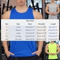 thumbnail image 4 of Fengqque Men's Workout Tank Tops Swim Shirts Quick Dry Running Athletic Sleeveless UV Protection Muscle Tees Gray XL(XL), 4 of 7