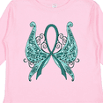 thumbnail image 4 of Inktastic Ovarian Cancer Awareness with Butterfly Ribbon Words Boys or Girls Long Sleeve Toddler T-Shirt, 4 of 5