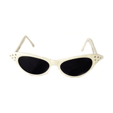 White Cat Eye Sunglasses Wendy Peffercorn Sandlot 50s Movie Grease Sandy Frenchy