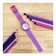 thumbnail image 3 of Reloj Q&q Niña Unicornio Números Y Manecillas Morado Color del bisel Rosa Color del fondo Blanco, 3 of 6