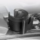 thumbnail image 4 of Adaptador de portavasos para automóvil expandible con base ajustable, organizador 2 en 1 con soporte 155 * 121 * 161 mm (negro) TUNC Sencillez, 4 of 4