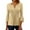 Yellow, variant on Utoimkio Tunic Tops for Women Plus Size 3/4 Sleeve Solid Color Shirts Crewneck Pullover Tee Blouses for Women
