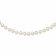 thumbnail image 4 of Primal Gold 14 Karat Yellow Gold 6-7mm Round White Saltwater Akoya Cultured Pearl Necklace, 4 of 5